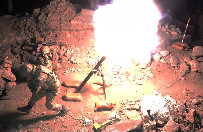 Burseya Dağı'nda eller 24 saat tetikte